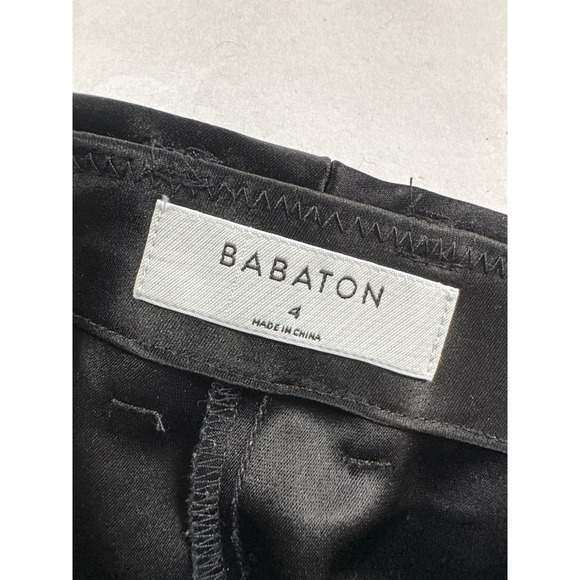 Aritzia Babaton Refined Satin Cargo Pant in Black Size 4 - Picture 9 of 16